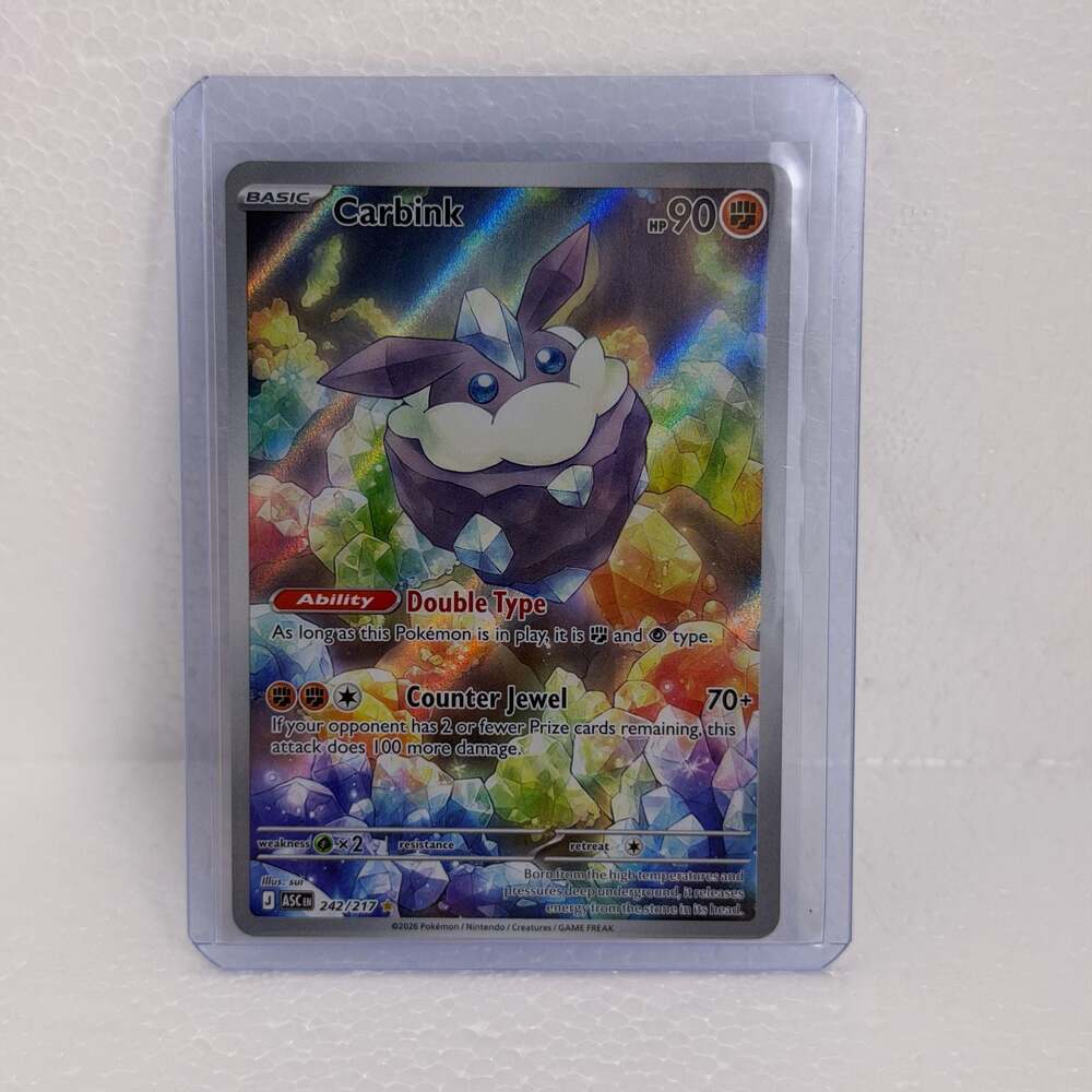 Pokémon TCG Carbink 242/217 Ascended Heroes Illustration Rare